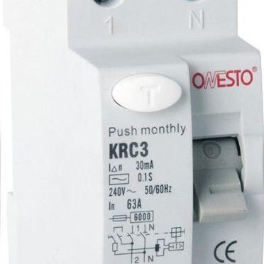 Дифреле ONESTO 1п+N 32А RCD 30mA, тип AC (KRC3)