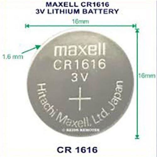Літієва батарейка Japan Maxell СARD "таблетка" CR1616 5шт/уп