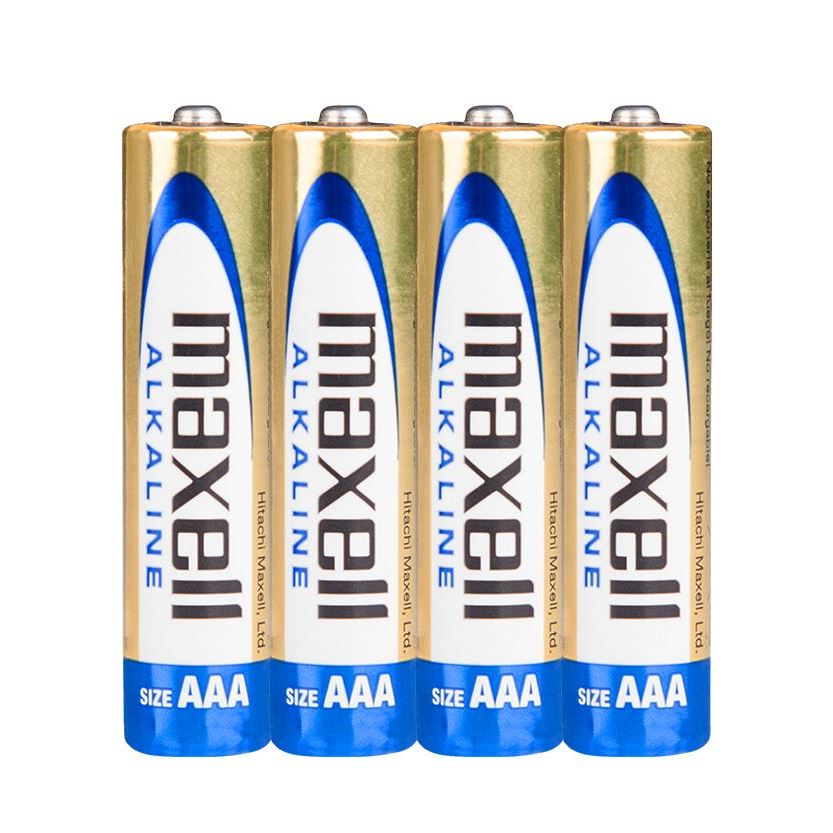 Лужна батарейка Maxell Alkaline AAA/LR03 4шт/уп shrink