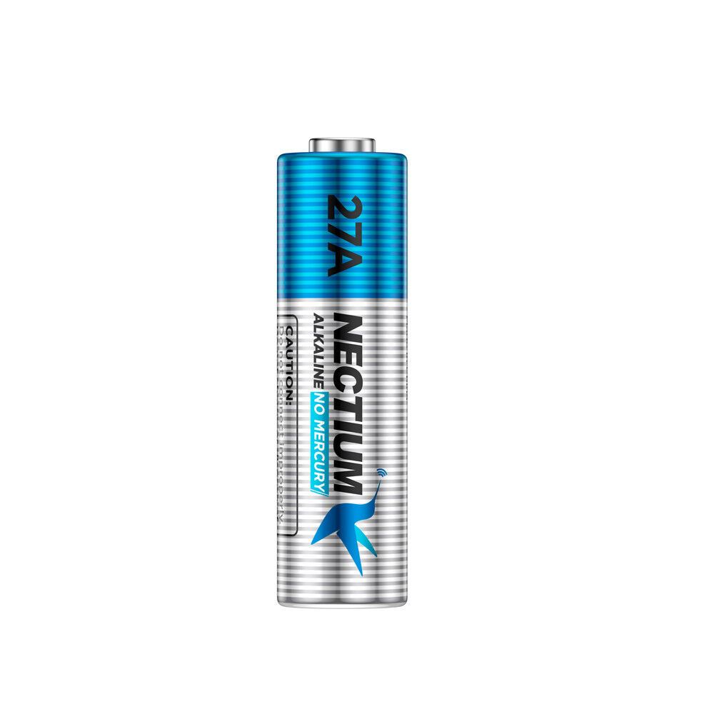 Лужна батарейка Nectium Alkaline A27 12V 1шт/уп blister