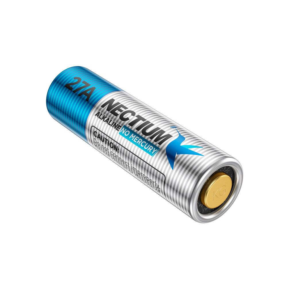 Лужна батарейка Nectium Alkaline A27 12V 1шт/уп blister