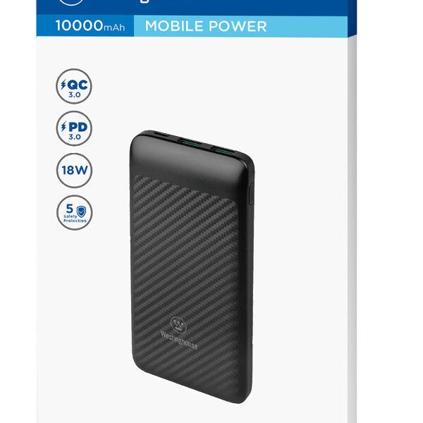 Універсальний мобільний акумулятор (Power bank) WP733-100HCB Quick Charge 10000mAh 3.7V