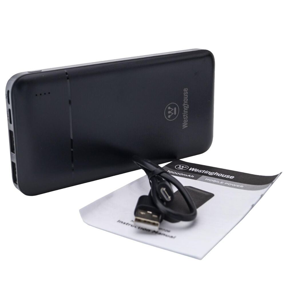 Універсальний мобільний акумулятор (Power bank) Westinghouse WP726-100HCB 10000mAh 3.7V