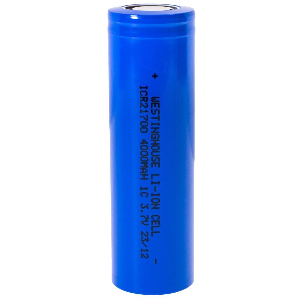 Акумулятор літій-іонний Westinghouse Li-ion ICR21700, 3.7V, 4000mAh, 1шт