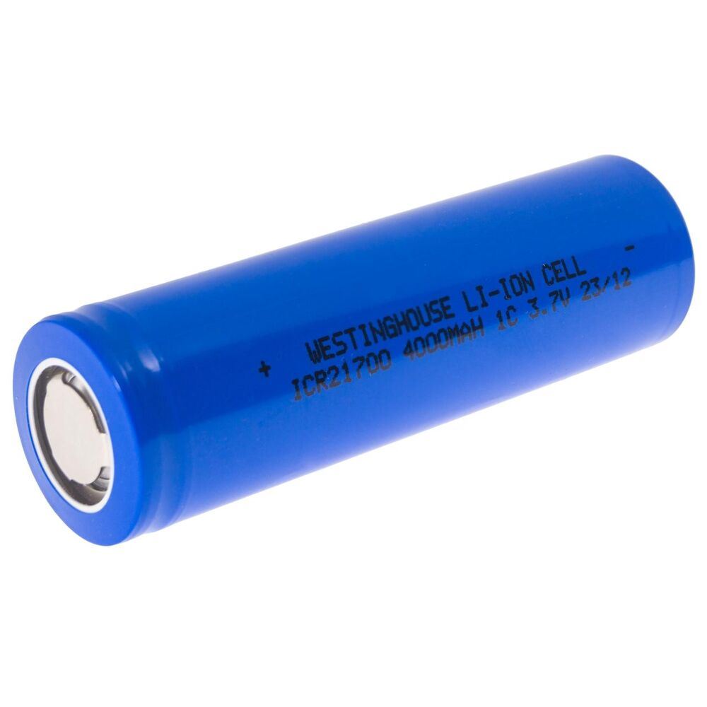 Акумулятор літій-іонний Westinghouse Li-ion ICR21700, 3.7V, 4000mAh, 1шт