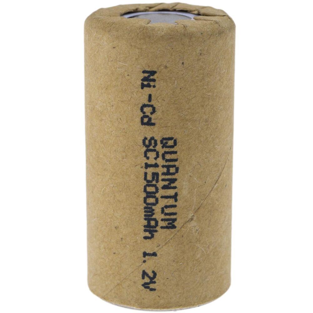 Акумулятор Ni-Cd технічний Quantum 1500mAh 1.2V SC Flat, 1шт/уп