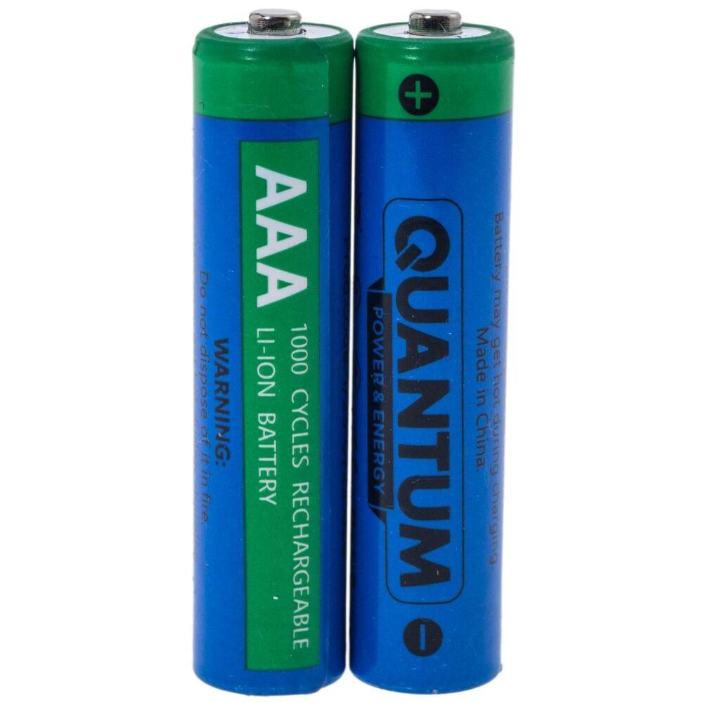 Акумулятор літій-іонний Quantum Li-ion AAA 1.5V, 500mAh blister, 2шт/уп